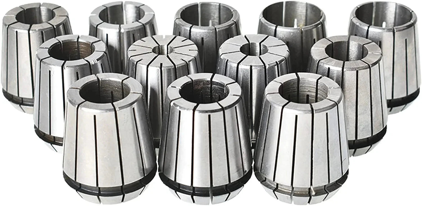 12 pack Spring Collet Set 1/8-1-1/8 Inch Carbon Steel Spring