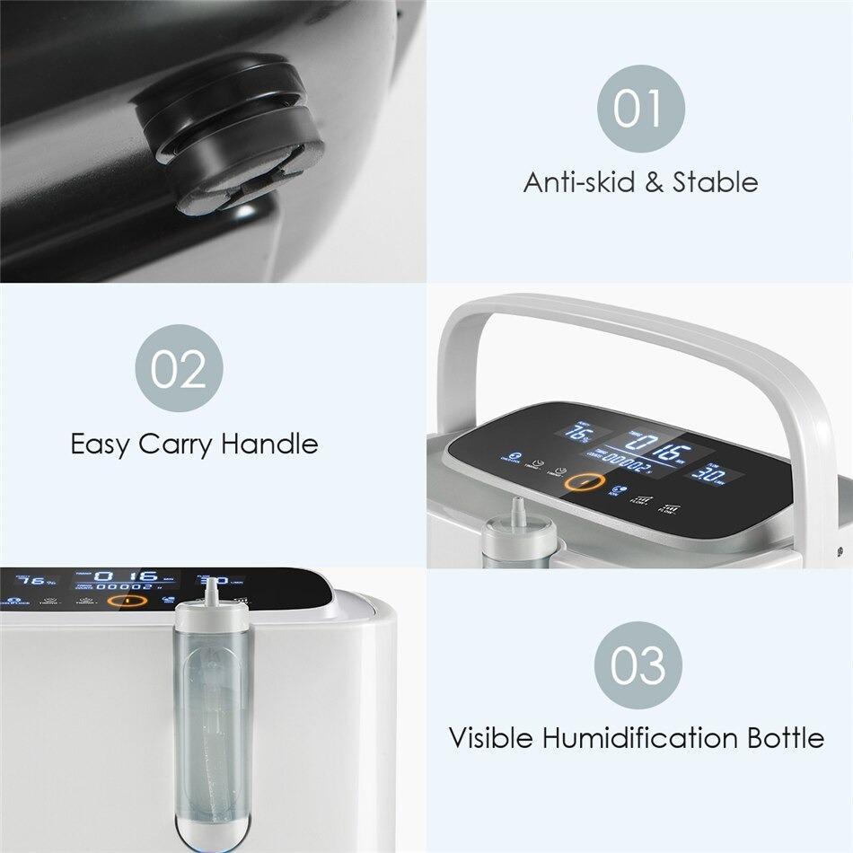 1L/m 90-93% High Purity Oxygen Concentrator For Home And Medical Use - Able Oxygen