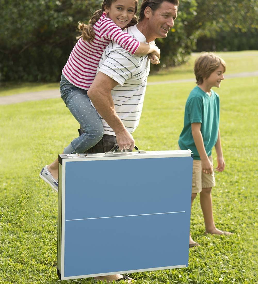 Mini Ping Pong Table For Kids Pick-Up-And-Go Ping-Pong Table