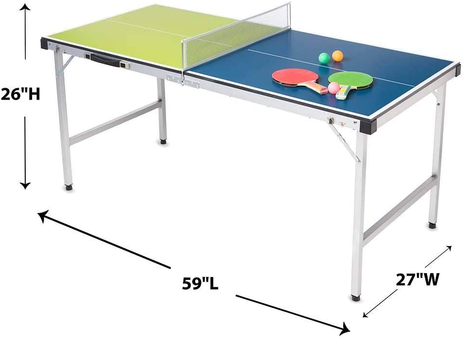 Mini Ping Pong Table For Kids Pick-Up-And-Go Ping-Pong Table