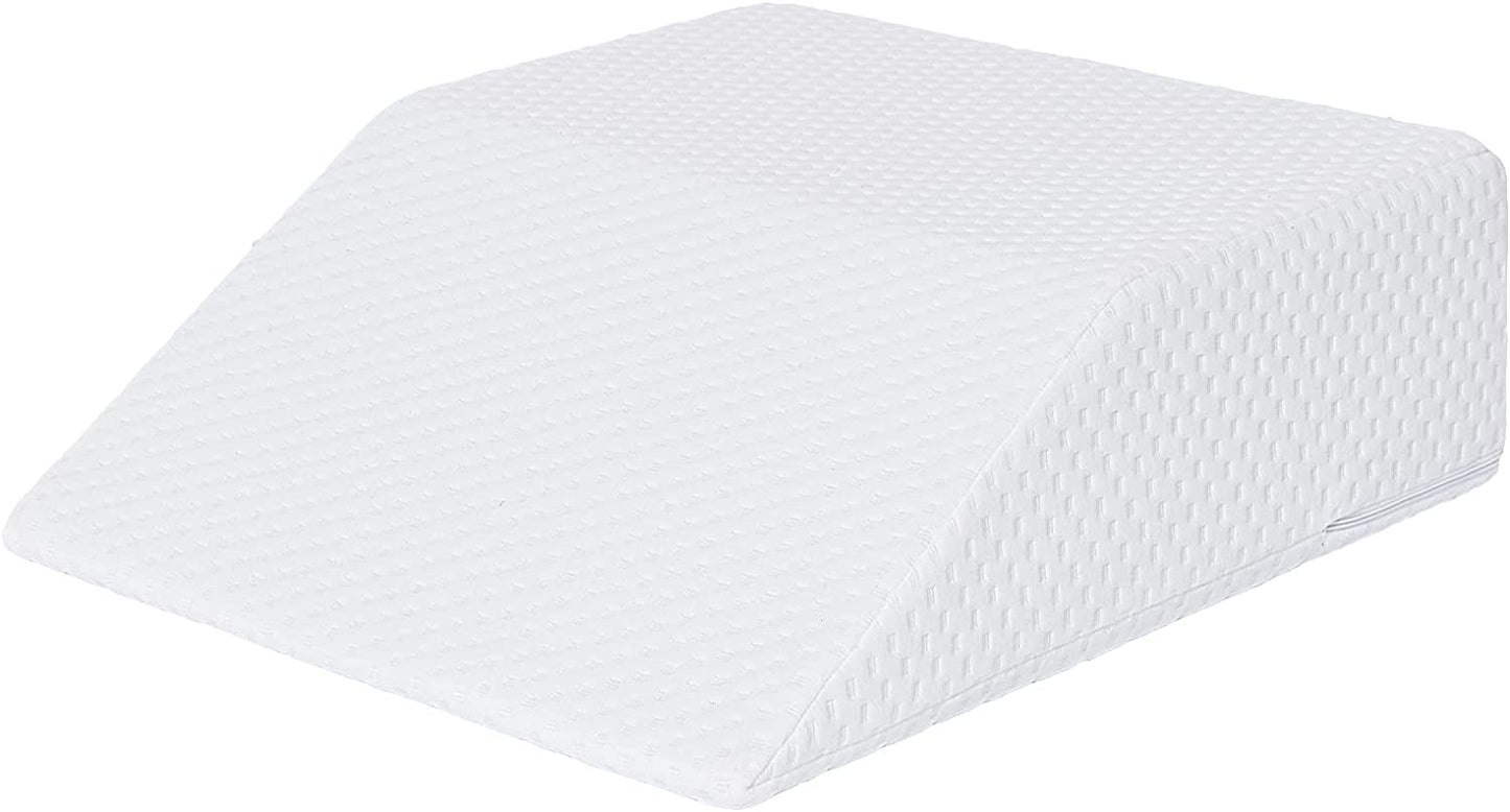 Wedge Pillow Set 2 in 1 Foam Bed Wedge Pillow (24 x 24 x 7.5