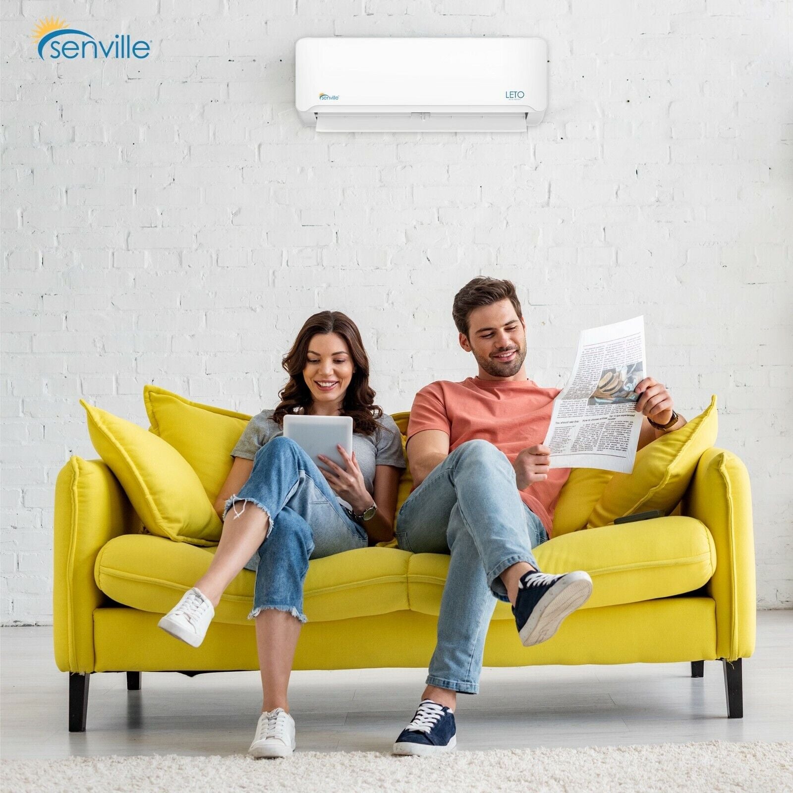 24000 BTU Ductless AC Mini Split Air Conditioner and Heat Pump 18.7 SEER 2 TON