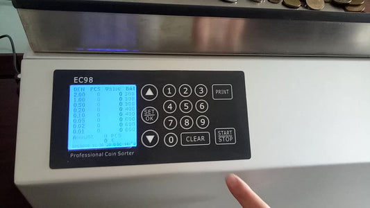 1000coins/m Full-Automatic Coin Sorter I Coin Counting