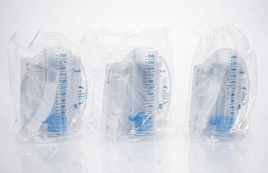 12 pack 2500ml AirLife Volumetric Incentive Spirometer