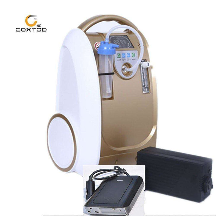 1L-5L/Min Trolley 24hours continuous Portable Oxygen Generator Concentrator Battery/Travel/Home Use Oxygen Machine - Able Oxygen