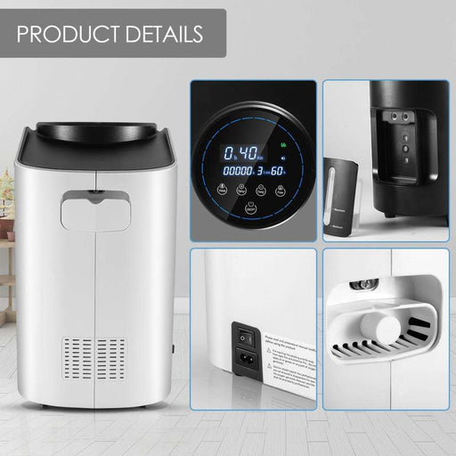 1L-7L/min Adjustable Portable Oxygen Concentrator Machine for Home and Travel Use - Able Oxygen