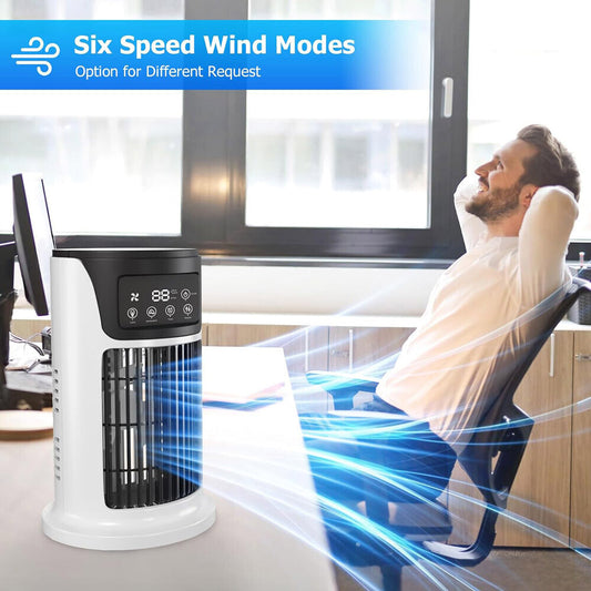 Portable Air Humidifier 3In1 Quiet AC Unit Air Cooler /Humidifier /Cooling Fans