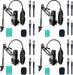 4-Pack Universal XLR Condenser Microphone Podcast Equipment