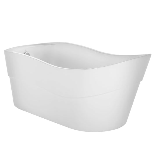 Empava 67" Luxury Stand Alone Acrylic Soaking SPA Tub Modern Freestanding Bathtubs with Custom Contemporary Design EMPV-FT1528