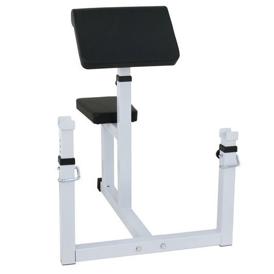 Commercial Preacher Curl Bench Weight Seated Preacher Isolated Dumbbell Biceps