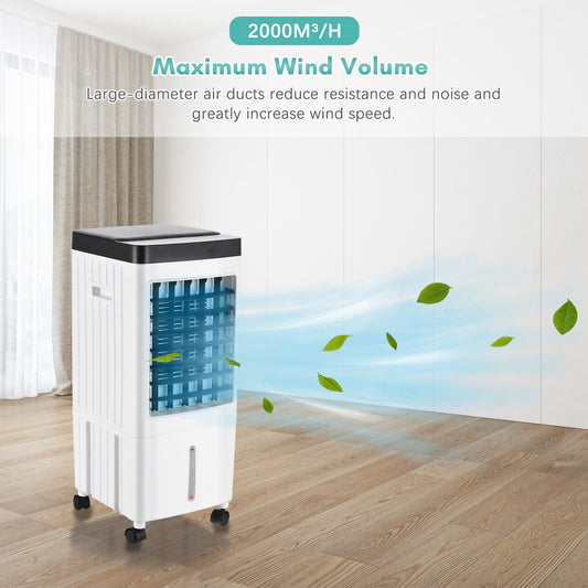 3-IN-1 Portable Air Conditioner Evaporative Air Cooler Humidifier Water Cooling