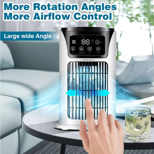 Portable Air Humidifier 3In1 Quiet AC Unit Air Cooler /Humidifier /Cooling Fans