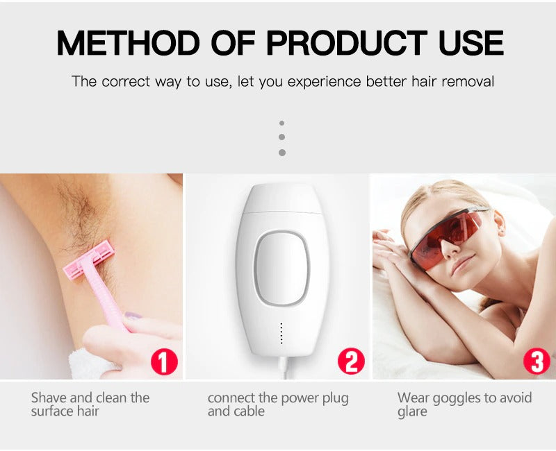 At Home Laser Hair Removal Permanent Hair Removal Device