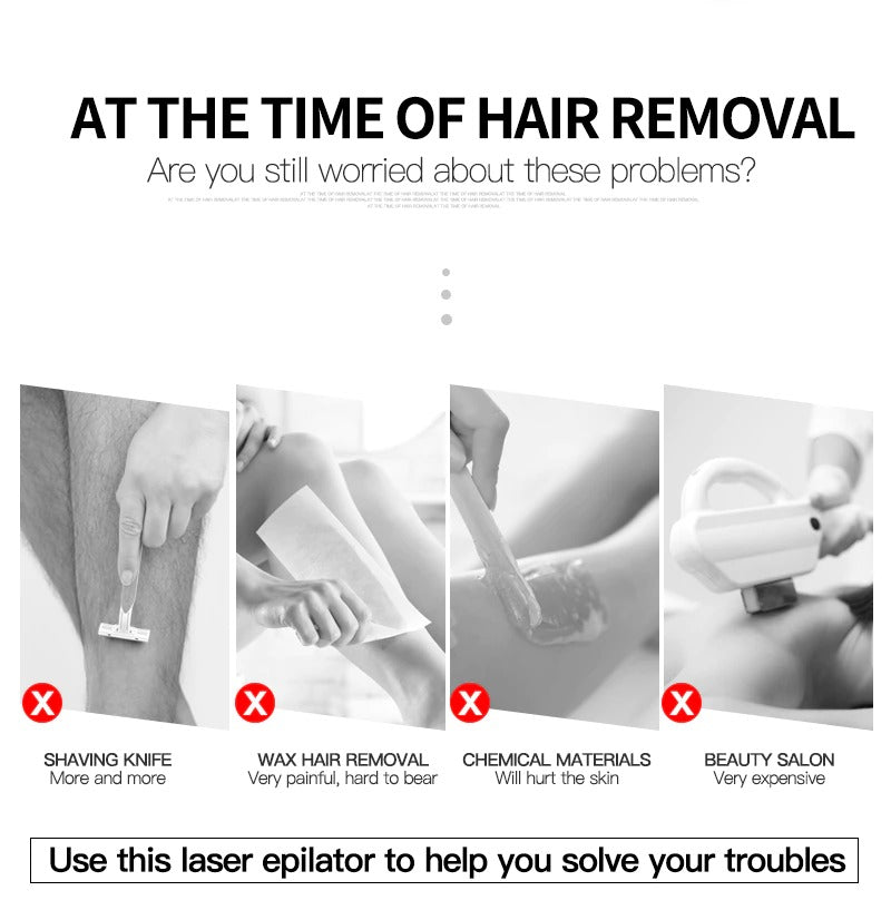 At Home Laser Hair Removal Permanent Hair Removal Device