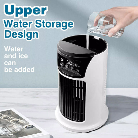 Portable Air Humidifier 3In1 Quiet AC Unit Air Cooler /Humidifier /Cooling Fans
