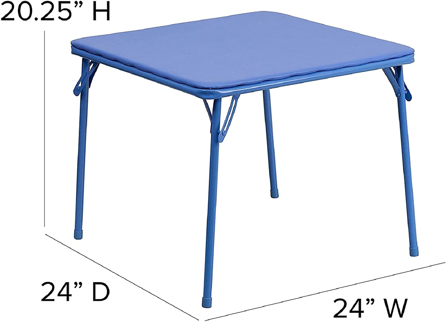 kids table and chair set I Colourful 5 Piece Folding Table and Chair Set