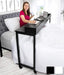 Overbed Table with Wheels Height Adjustable Rolling Bed Desk Table
