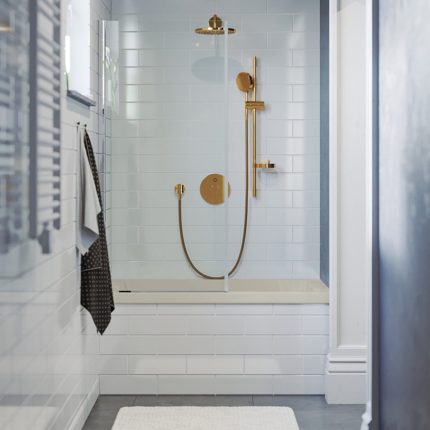 Swiss Madison Voltaire 66" x 32" Right-Hand Drain Alcove Bathtub