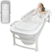 SereneLife Freestanding Portable Bathtub Spa Set – Large 59