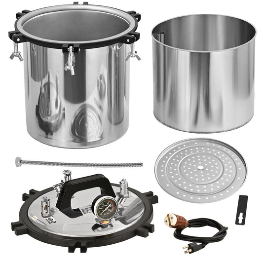 Steam Autoclave Sterilizer 18L High Pressure Uperization Eqpt. Tattoo Dental Lab