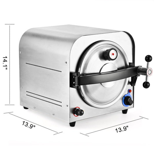 14L Autoclave Steam Sterilizer Dental Equipment Automatic Medical Sterilization