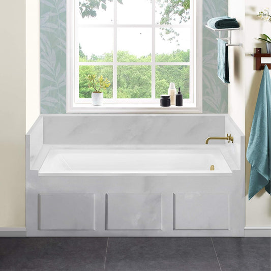 Swiss Madison Voltaire 66" x 32" Right-Hand Drain Alcove Bathtub