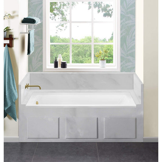 Swiss Madison Voltaire 66" x 32" Right-Hand Drain Alcove Bathtub