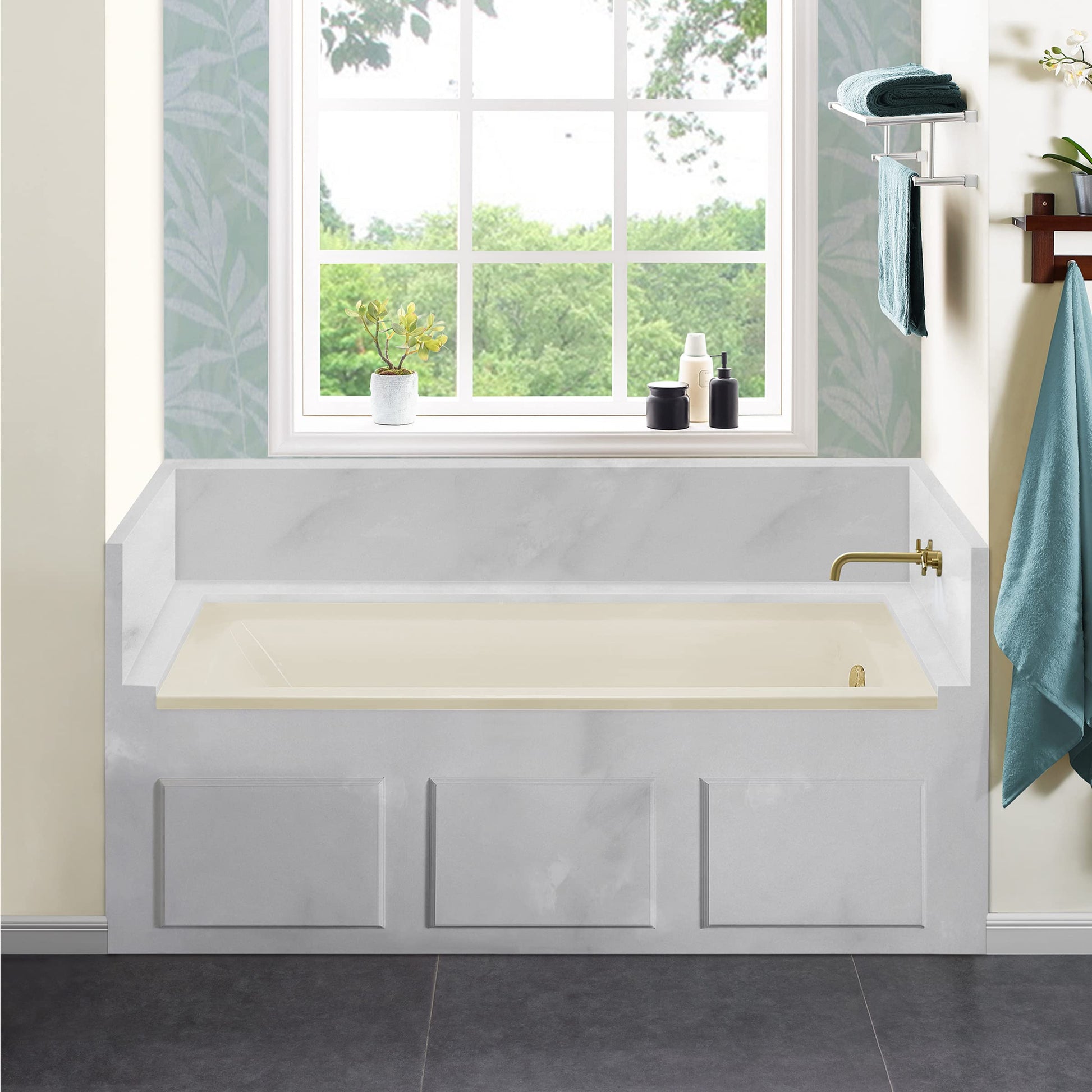 Swiss Madison Voltaire 66" x 32" Right-Hand Drain Alcove Bathtub