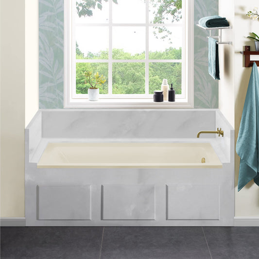Swiss Madison Voltaire 66" x 32" Right-Hand Drain Alcove Bathtub