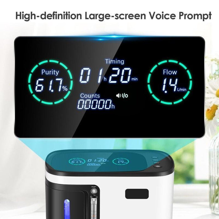 93% High Purity  1-3L/min Adjustable Oxygen Concentrators With LED For Household - Able Oxygen