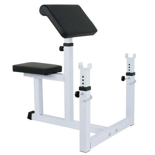 Commercial Preacher Curl Bench Weight Seated Preacher Isolated Dumbbell Biceps