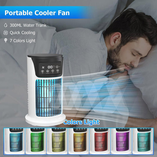 Portable Air Humidifier 3In1 Quiet AC Unit Air Cooler /Humidifier /Cooling Fans