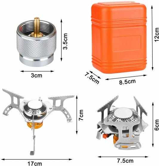 Camping Gas Stove Portable Backpacking stove with Piezo