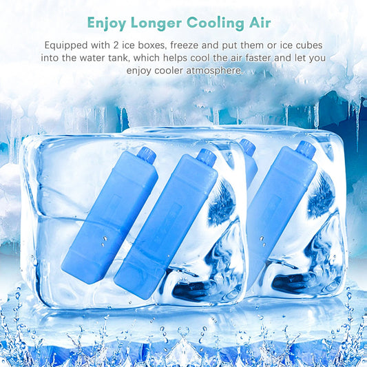 3-IN-1 Portable Air Conditioner Evaporative Air Cooler Humidifier Water Cooling