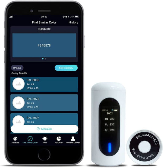 Color Sensor Colorimeter I Supporting Stand-alone and APP