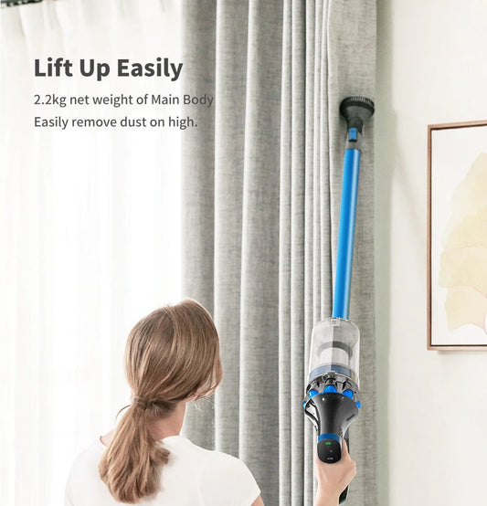 Cordless Vacuum Cleaner 23000Pa Powerful Suction LED Touch