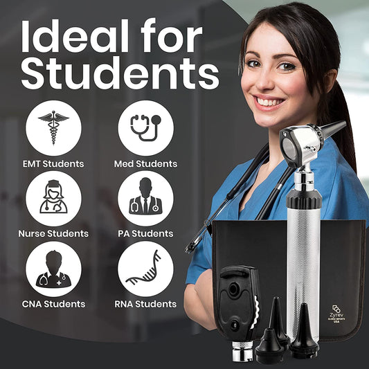 Diagnostic Set - Ear Nose and Throat Exam Kit - 36 Piece Set