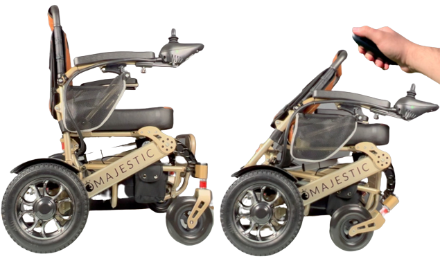 Electric Wheelchair Automatic Folding Power Portable