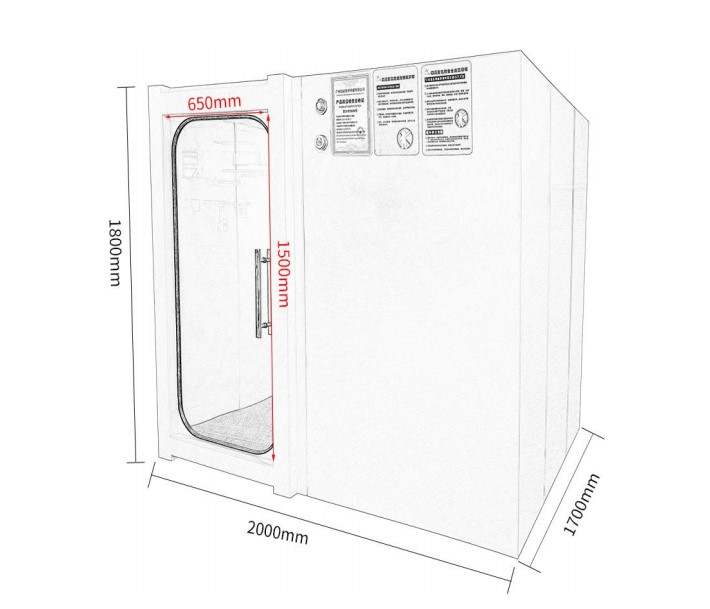 Hyperbaric Oxygen Chamber 2ata/3ata I Luxury Square Cabin