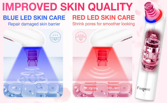Blackhead Pore Vacuum Cleaner Remover USB Rechargeable with LCD Screen Kit Suction A21888