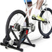 Bike Trainer Stand Magnetic Bike Trainer w/6 speed Level for Indoor stationary Exercise, Black
