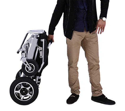 Lightweight Foldable Electric Wheelchair Compact Portable