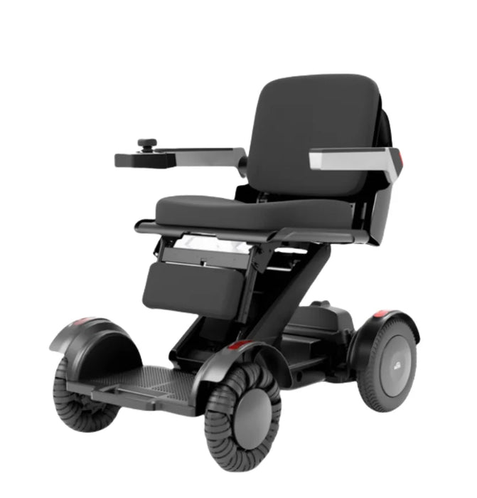 Self-Balancing Electric Wheelchair for Uphill Safety | Self-Adjustable Seat Height Electric Mobility Chair