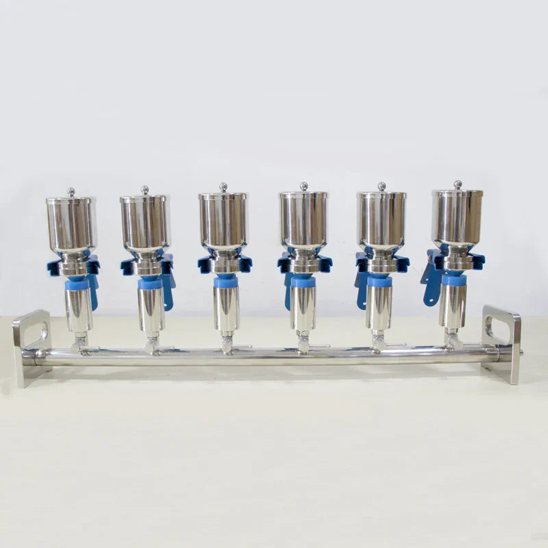 3 / 6-branch Stainless Steel Solvent Filter/manifold Vacuum Filtration