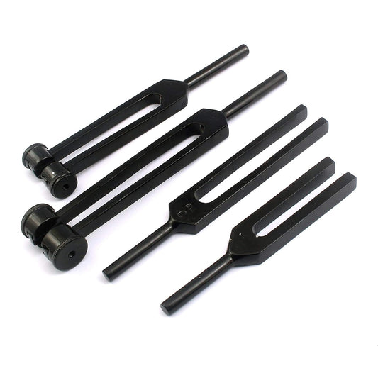 Portable 4 Pcs Music Tuning Fork Set 128hz 256hz 512 Hz