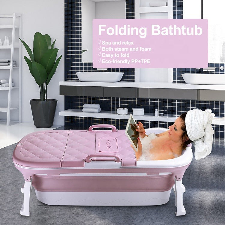 Portable Foldable Bathtub For Adults Children 54 - 54 inches