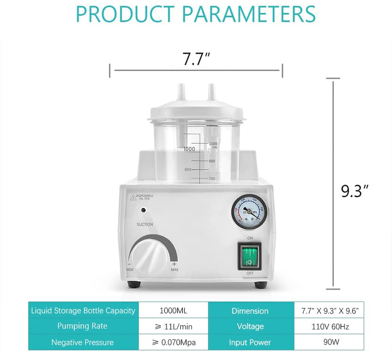 Portable Sꭒ𝚌tion Machine Oil-Free Sꭒ𝚌tion Help Device for