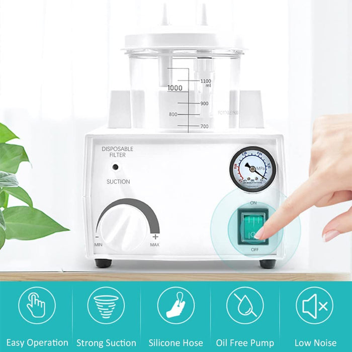 Portable Sꭒ𝚌tion Machine Oil-Free Sꭒ𝚌tion Help Device for