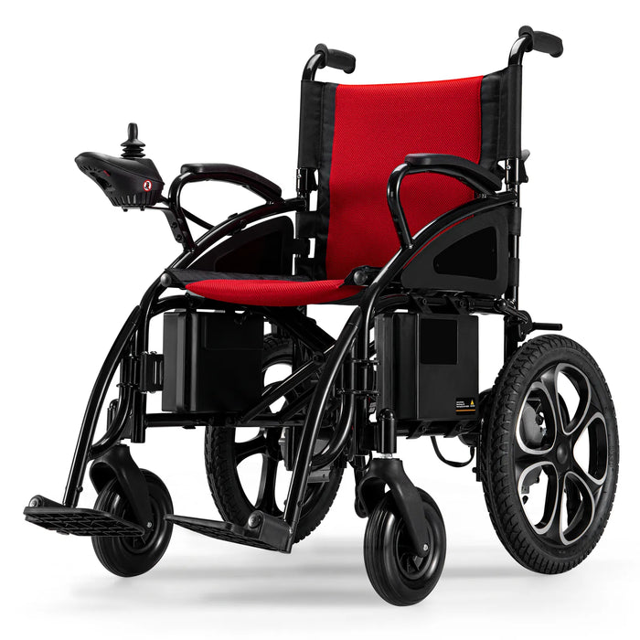 Meubon Electric Lightweight Folding Motorized Power Wheelchair I Your Essential Medical Mobility Aid I Model MB3321447