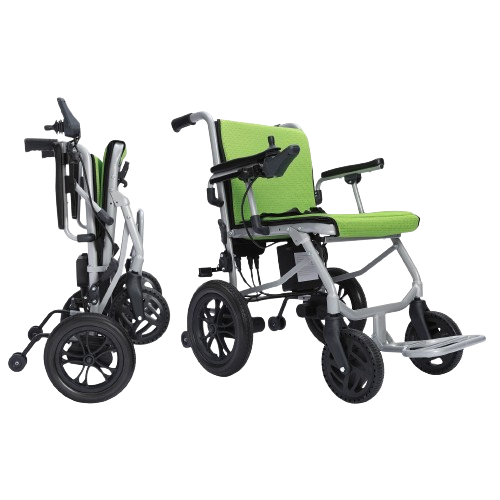 Meubon Folding Lightweight Electric Power Wheelchair I Your Ultimate Motorized Mobility Aid I Model MD3234N